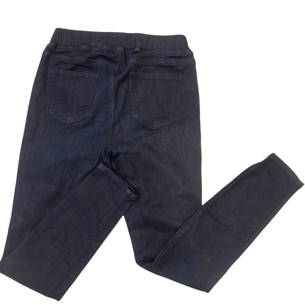 Eileen Fisher Navy Stretch Denim Organic Cotton Petite Size 2P - Picture 3 of 11